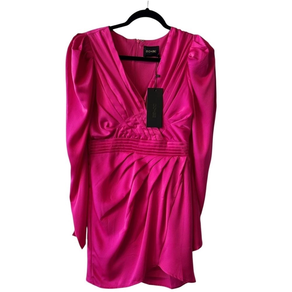 DO+BE Pink Satin‎ Dress